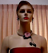a beautiful Juliana vintage costume jewelry necklace, bracelet and earrings