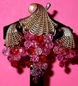 a beautiful vintage costume jewelry parure