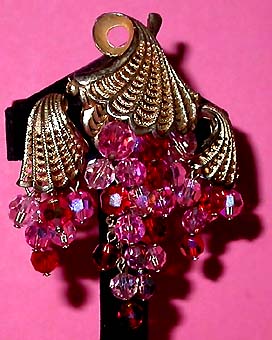 a beautiful vintage costume jewelry parure