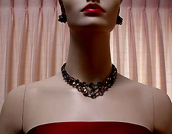 a beautiful vintage costume jewelry parure