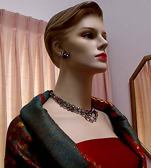 a beautiful vintage costume jewelry parure