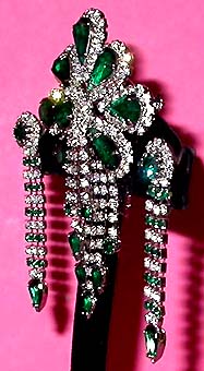 a beautiful vintage costume jewelry parure