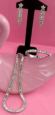 a beautiful vintage costume jewelry parure