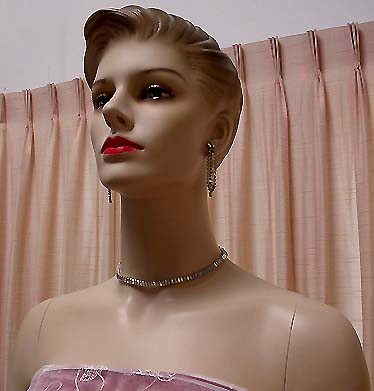 a beautiful vintage costume jewelry parure