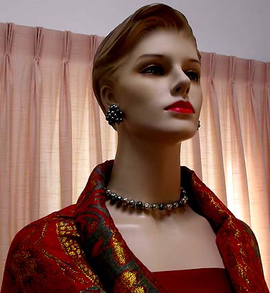 a beautiful vintage costume jewelry parure