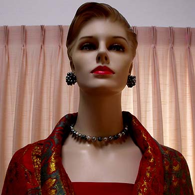 a beautiful vintage costume jewelry parure