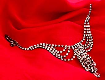 a beautiful vintage costume jewelry parure