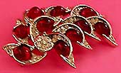 a beautiful vintage costume jewelry parure