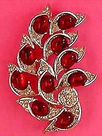 a beautiful vintage costume jewelry parure