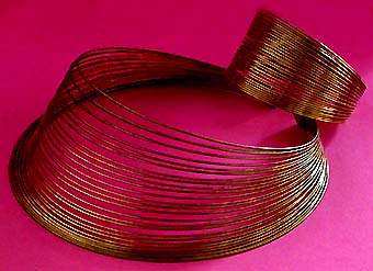 a beautiful vintage costume jewelry parure