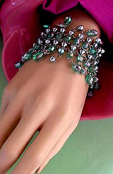 a beautiful vintage costume jewelry parure