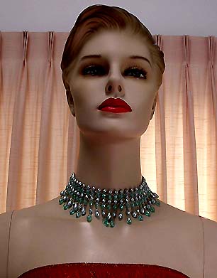 a beautiful vintage costume jewelry parure