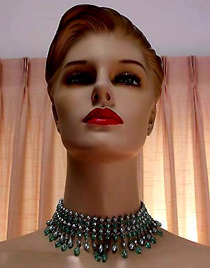 a beautiful vintage costume jewelry parure
