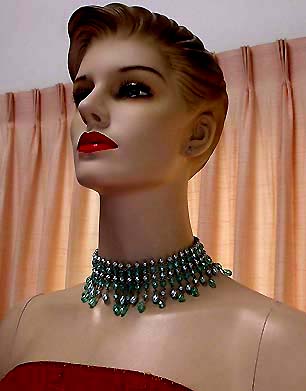 a beautiful vintage costume jewelry parure