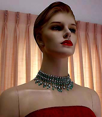 a beautiful vintage costume jewelry parure