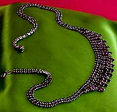 a beautiful vintage costume jewelry parure