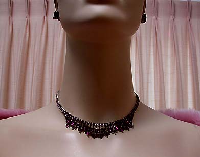 a beautiful vintage costume jewelry parure