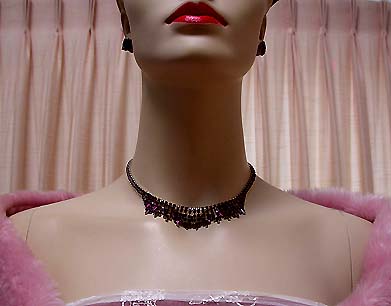 a beautiful vintage costume jewelry parure