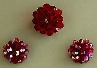a beautiful vintage costume jewelry parure