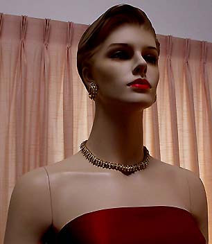a beautiful vintage costume jewelry parure