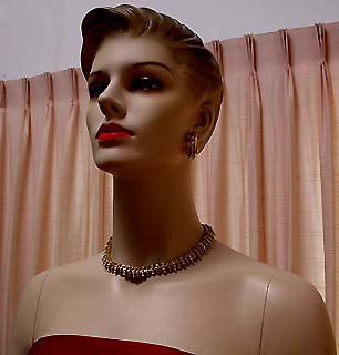 a beautiful vintage costume jewelry parure