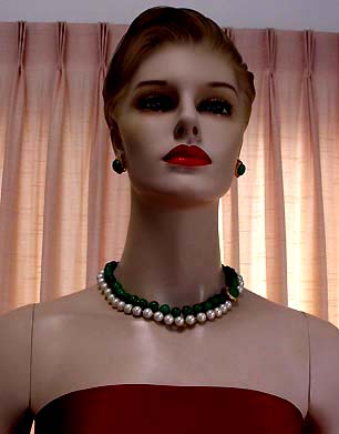 a beautiful vintage costume jewelry parure