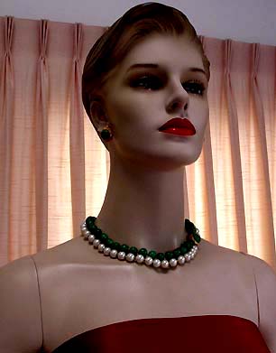 a beautiful vintage costume jewelry parure