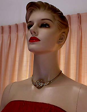 a beautiful vintage costume jewelry parure