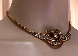 a beautiful vintage costume jewelry parure