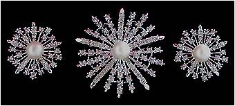 a beautiful vintage costume jewelry parure