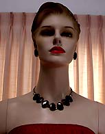 a beautiful Juliana vintage costume jewelry necklace, bracelet and earrings