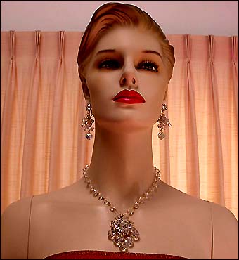 a beautiful vintage costume jewelry parure
