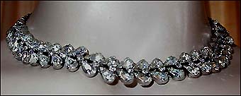 a beautiful vintage costume jewelry parure