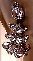 a beautiful vintage costume jewelry parure