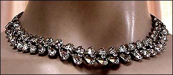a beautiful vintage costume jewelry parure