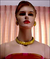 a beautiful Juliana vintage costume jewelry necklace, bracelet and earrings