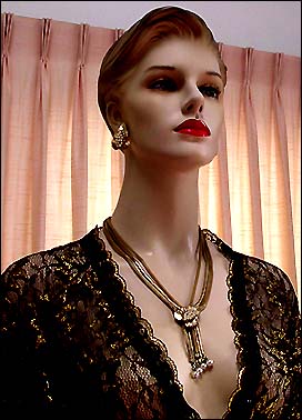a beautiful vintage costume jewelry parure