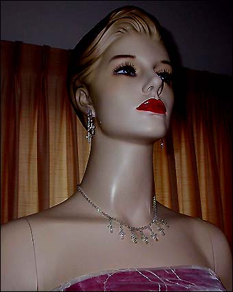 a beautiful vintage costume jewelry parure