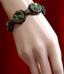 a beautiful vintage costume jewelry parure
