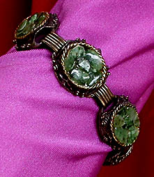 a beautiful vintage costume jewelry parure