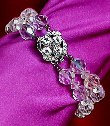 a beautiful vintage costume jewelry parure