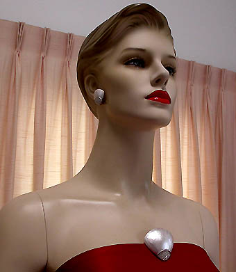 a beautiful vintage costume jewelry parure
