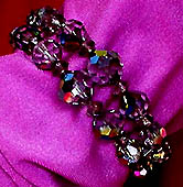 a beautiful vintage costume jewelry parure