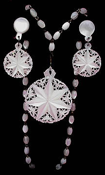 a beautiful vintage costume jewelry parure