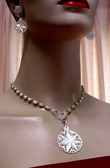 a beautiful vintage costume jewelry parure