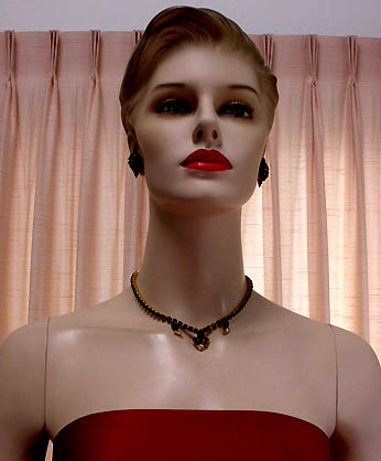 a beautiful vintage costume jewelry parure