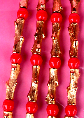 a beautiful vintage costume jewelry parure