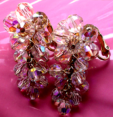 a beautiful vintage costume jewelry parure