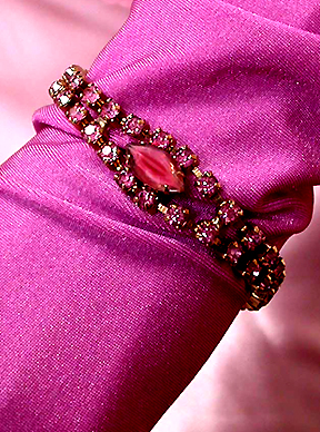 a beautiful vintage costume jewelry parure