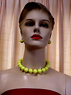 a beautiful Juliana vintage costume jewelry necklace, bracelet and earrings